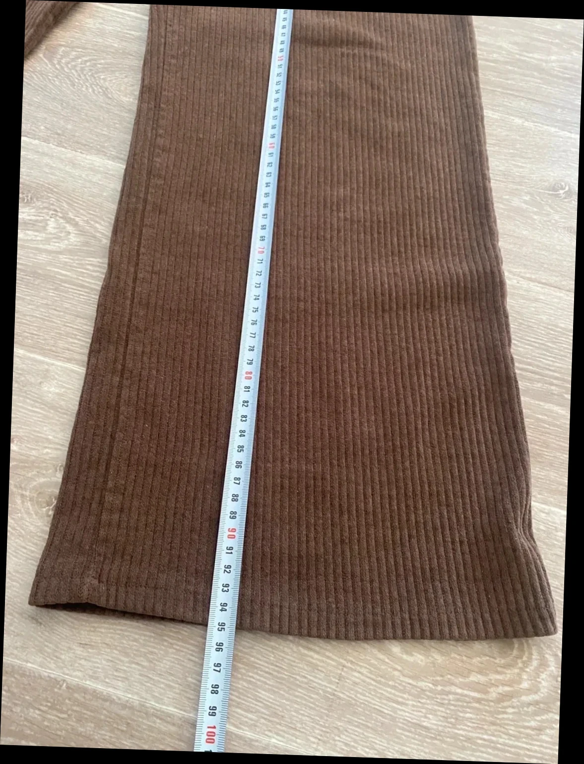 Bruine wijde broek voor dames maat 38 – photo 4